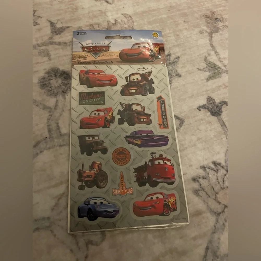 Disney Cars Stickers by Sandy Lion Designs Pixar / Cars, NWT - Picture 3 of 3
